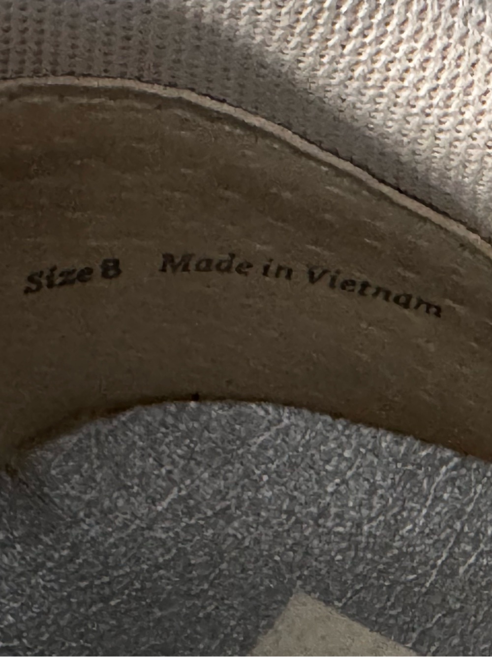Dolce Vita Dolen Platform Sneakers Size 8 Cream Knit & Tan Leather Casual - Picture 4 of 6